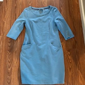 Boden Blue Dress With Pockets - image 1